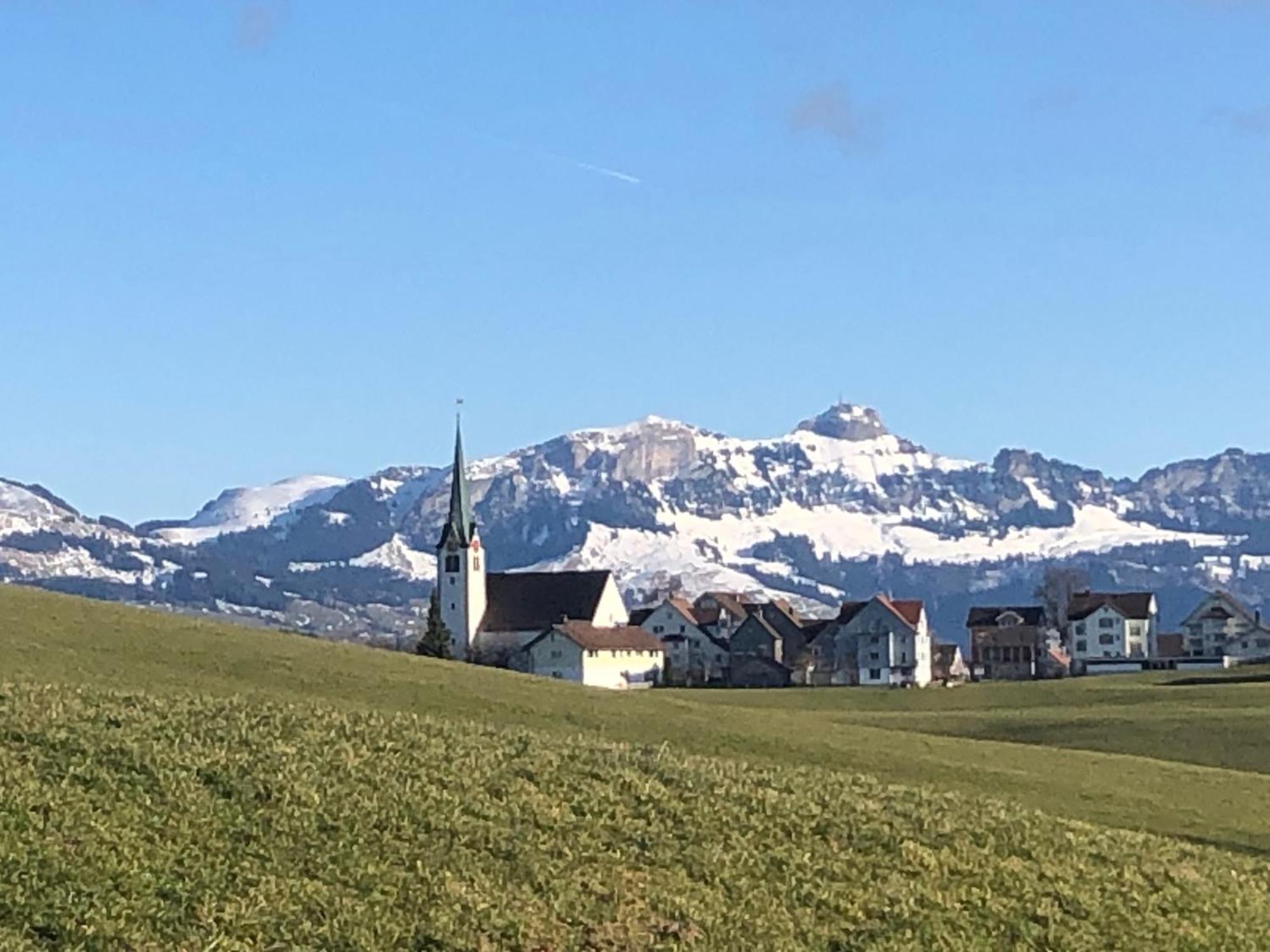 Appenzellerland, Ferienwohnung Mit Aussicht Haslen Exterior photo