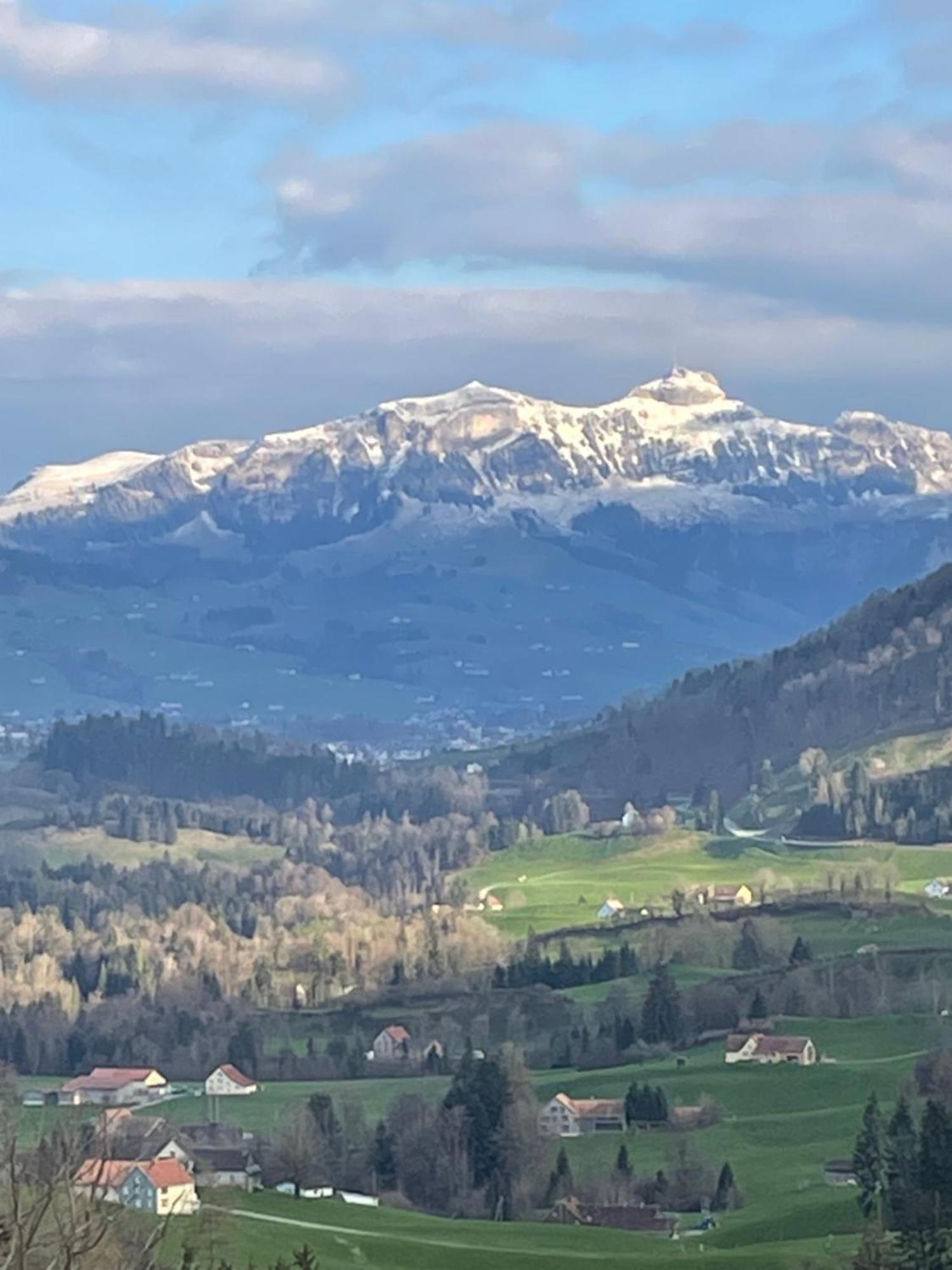 Appenzellerland, Ferienwohnung Mit Aussicht Haslen Exterior photo
