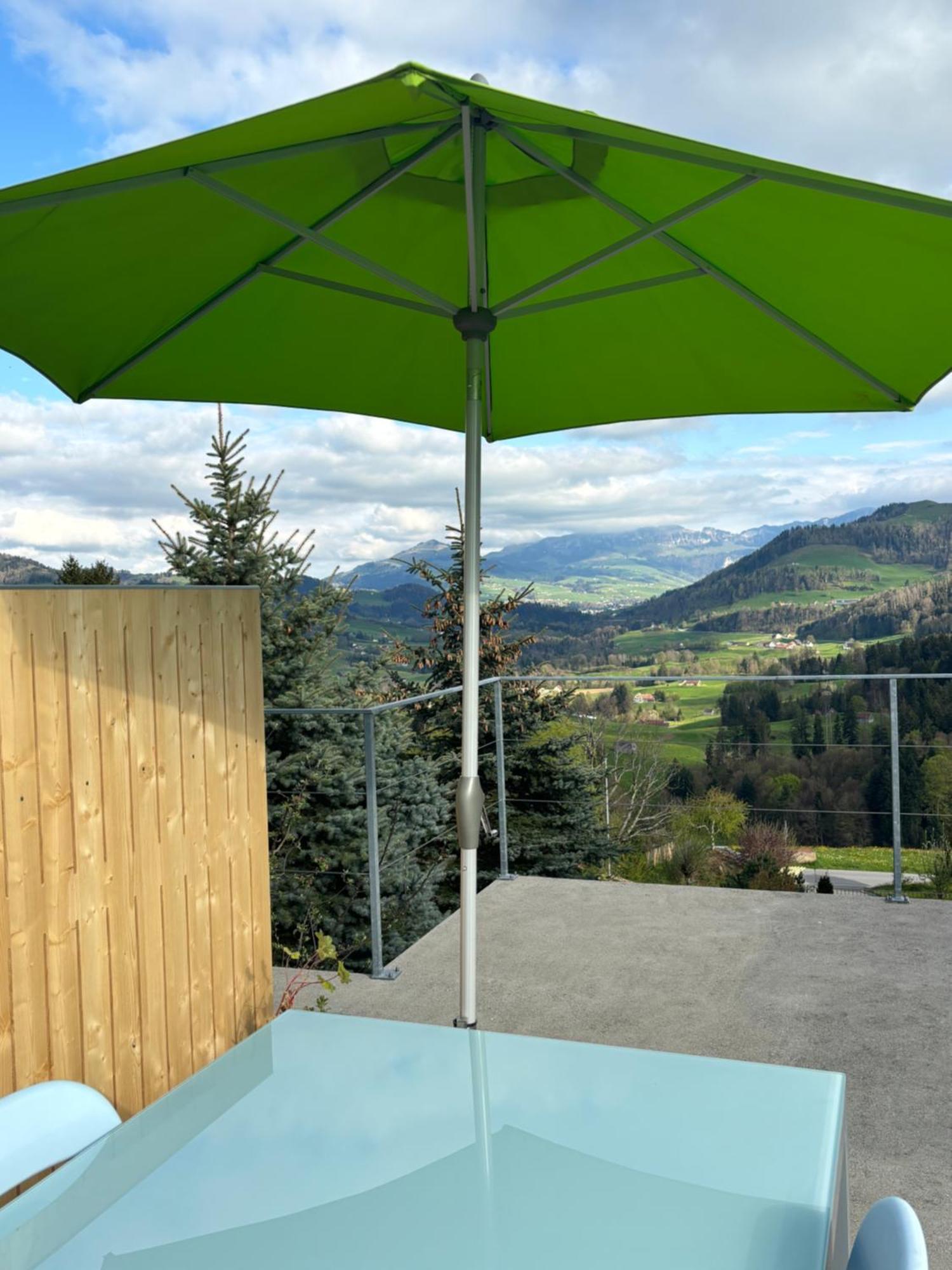 Appenzellerland, Ferienwohnung Mit Aussicht Haslen Exterior photo