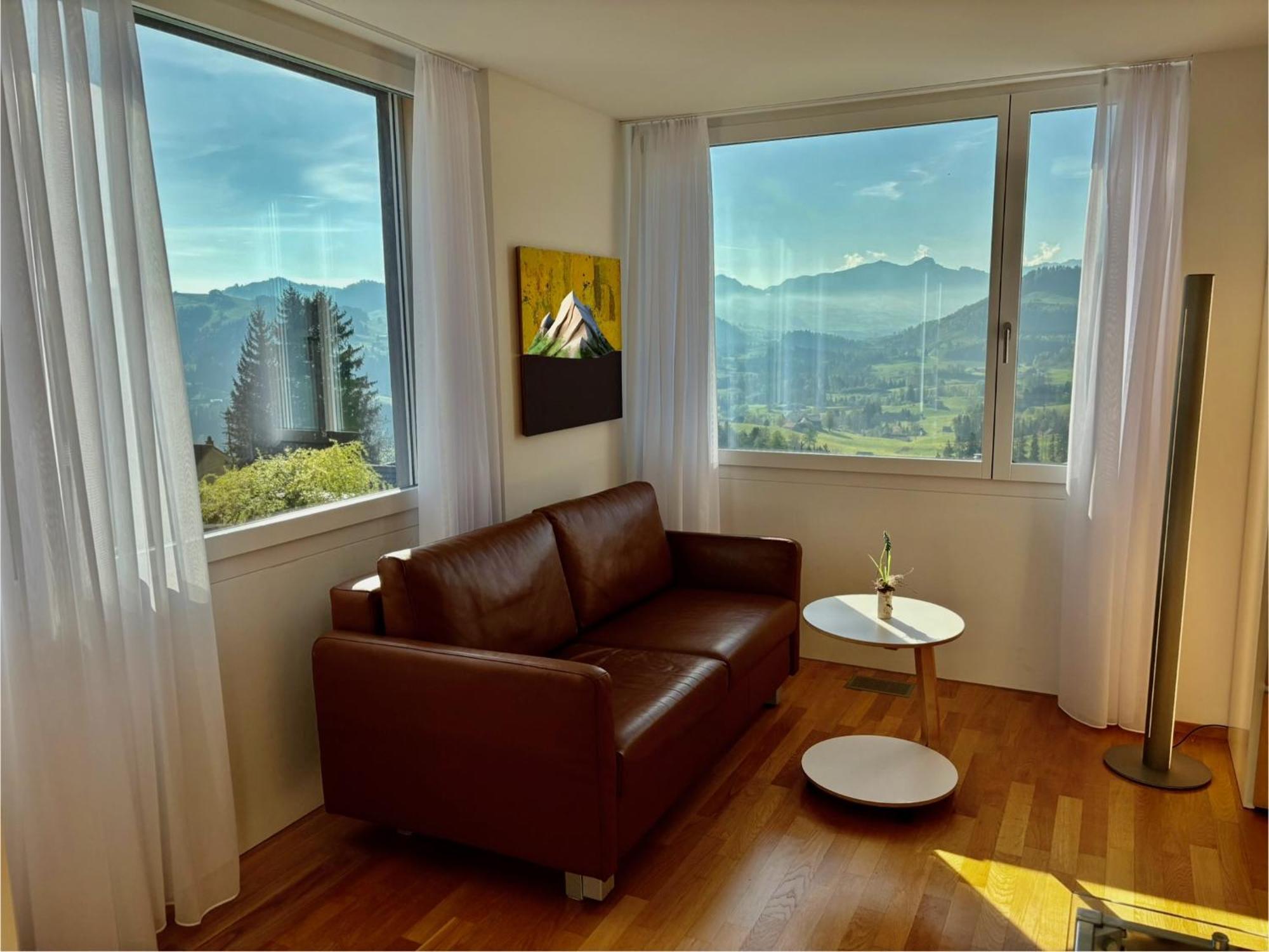 Appenzellerland, Ferienwohnung Mit Aussicht Haslen Exterior photo